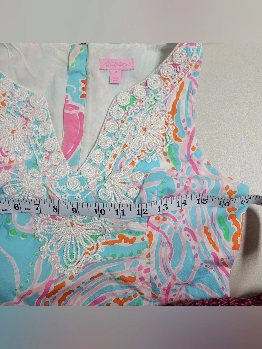 Lilly Pulitzer Jellies Be Jamming Gabby Shift Dress Size 4.